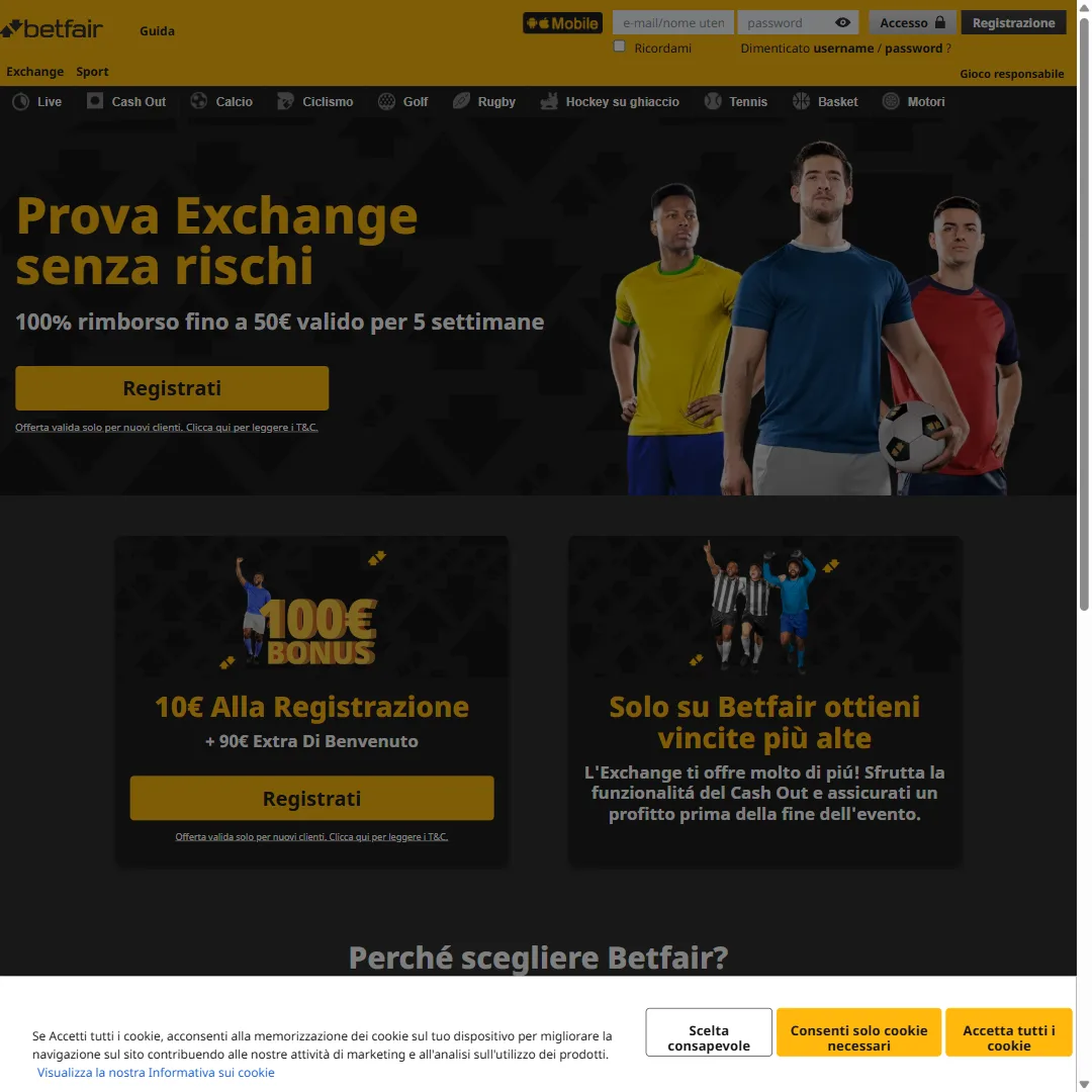 Captura 1 de Betfair