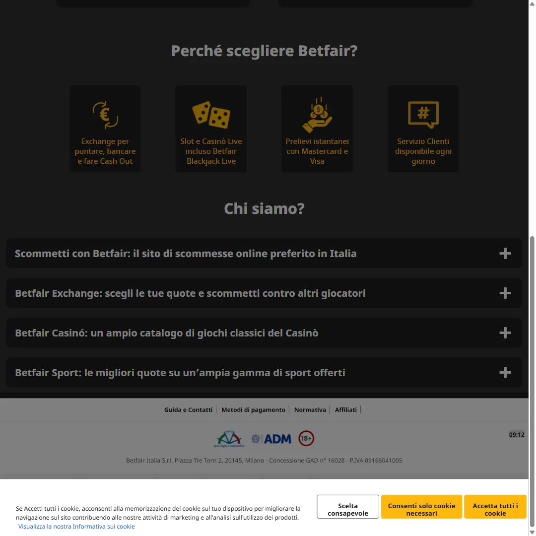 Captura 2 de Betfair
