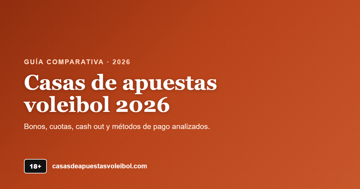 Casas de apuestas voleibol